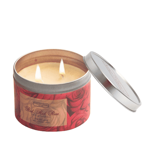Beeswax Candle, Red Red Rose