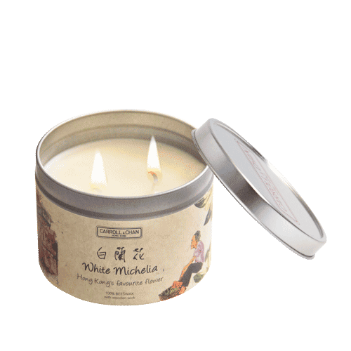 White Michelia Tin Candle