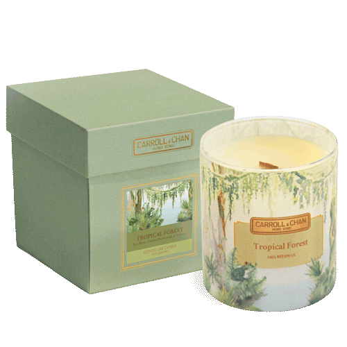 Tropical Forest Beeswax candle