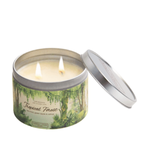 tropical Forest Tin Candle
