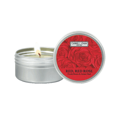 Red, Red Rose Mini Tin Candle