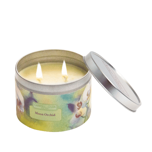 Moon orchid Beeswax Candle