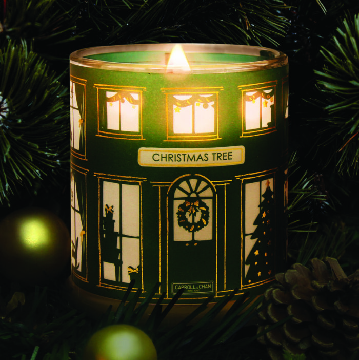 Christmas Tree Jar Candle, Beeswax