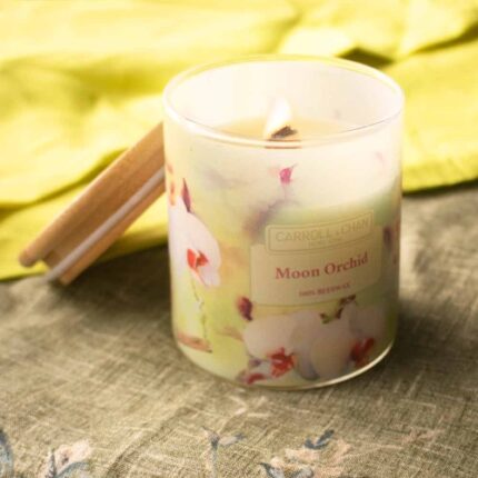 Moon Orchid Jar Candle