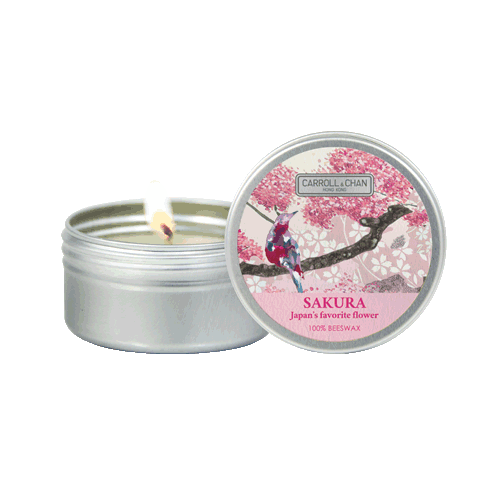 Sakura Mini Tin Candle