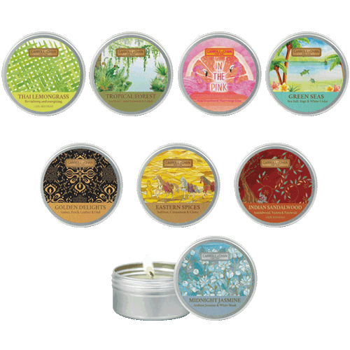 Asia fragrance candle collection