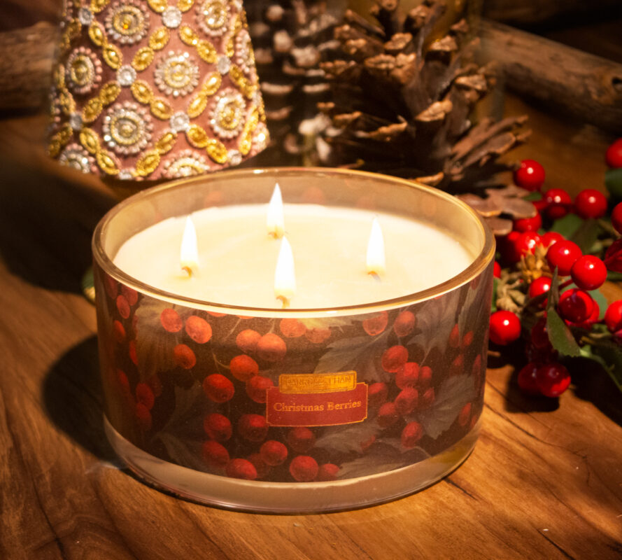 Christmas Berries Candles
